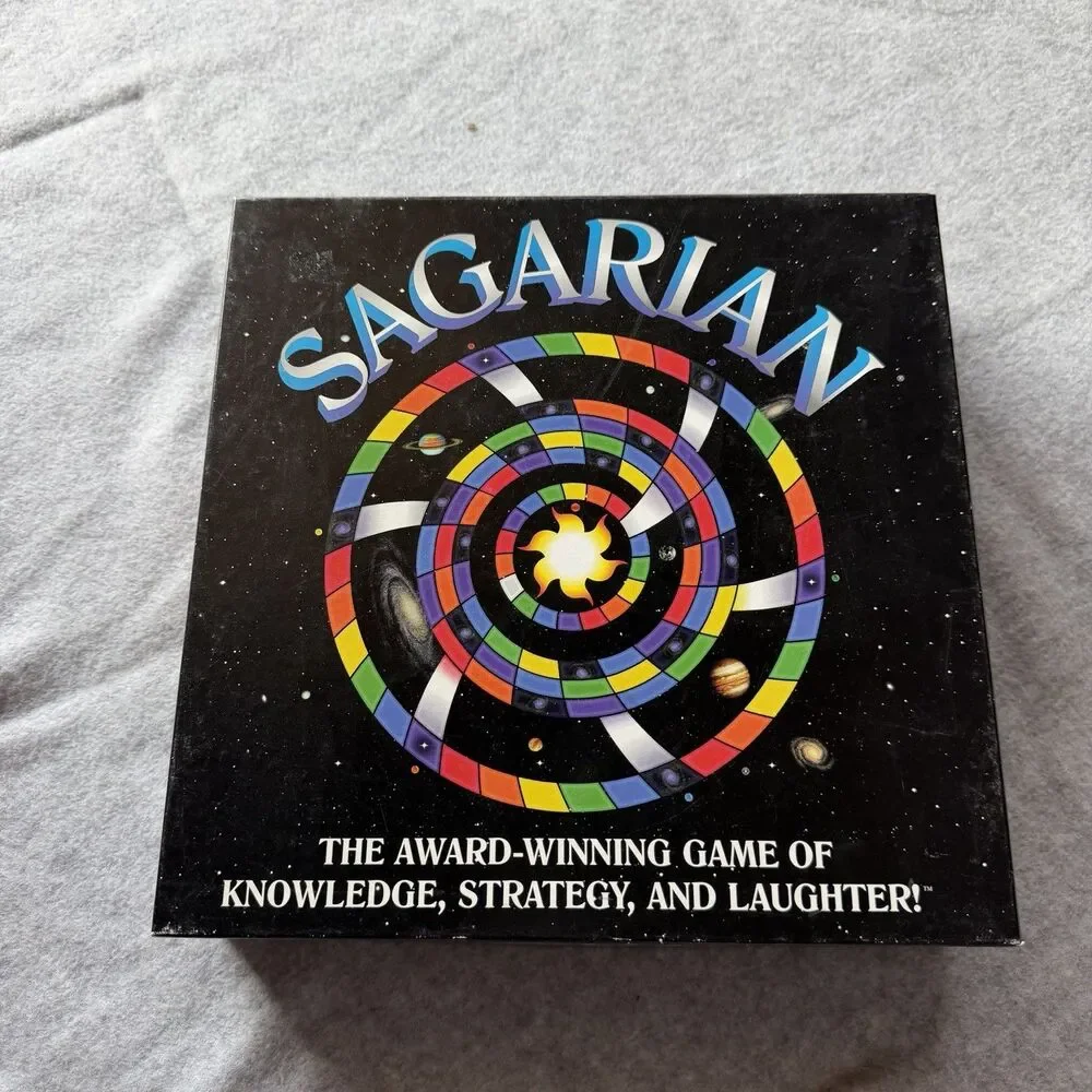 Vintage Sagarian  A Game of Knowledge Strategy and Luck Board Game 1996